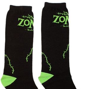 Sourpuss Men's Zombie Socks Green